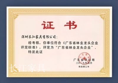 长江家具荣誉-2019年
省级工业设计中心广东【图2】