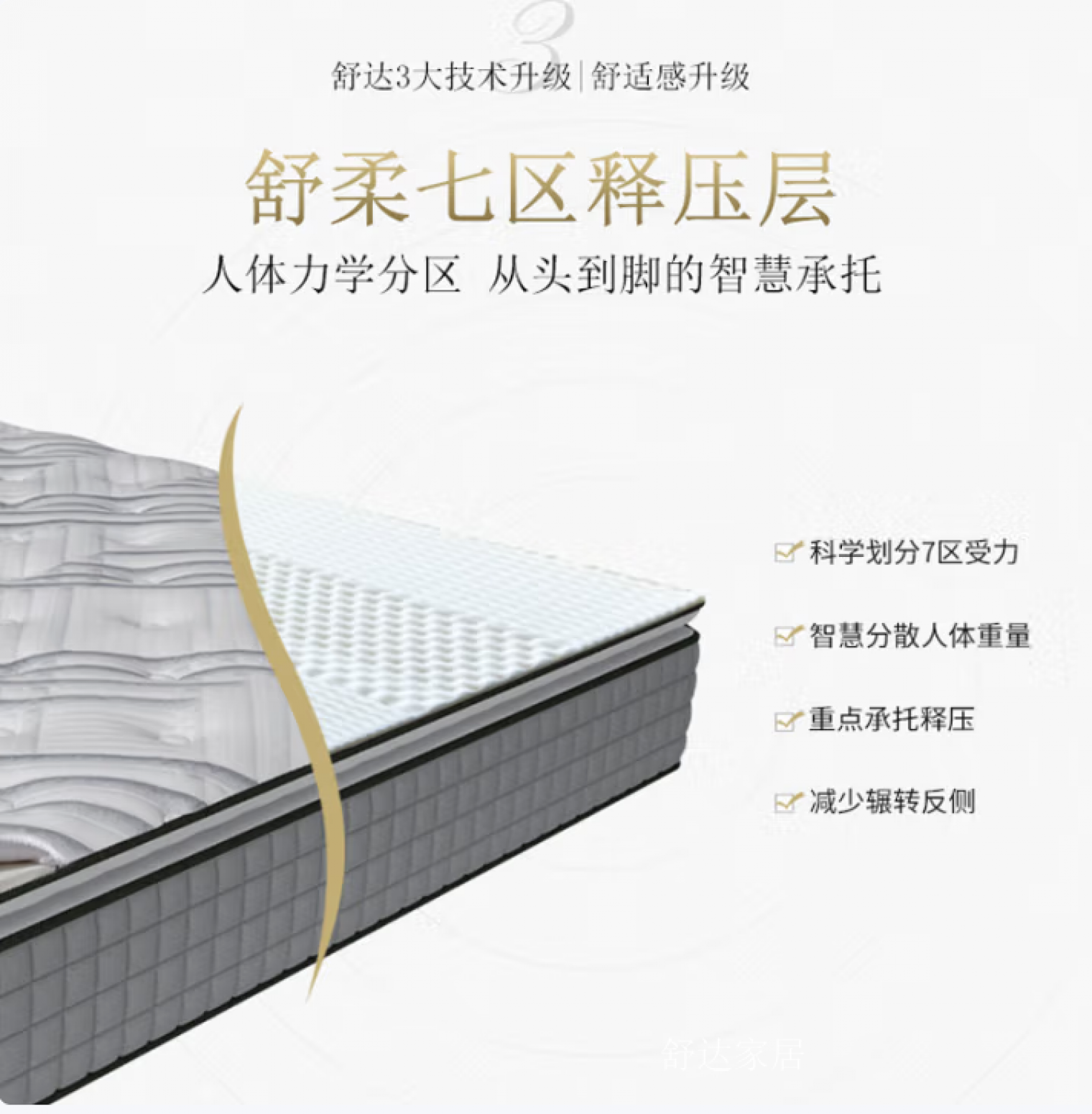 舒达家居客卧家具产品《舒达乳胶床垫》【图1】