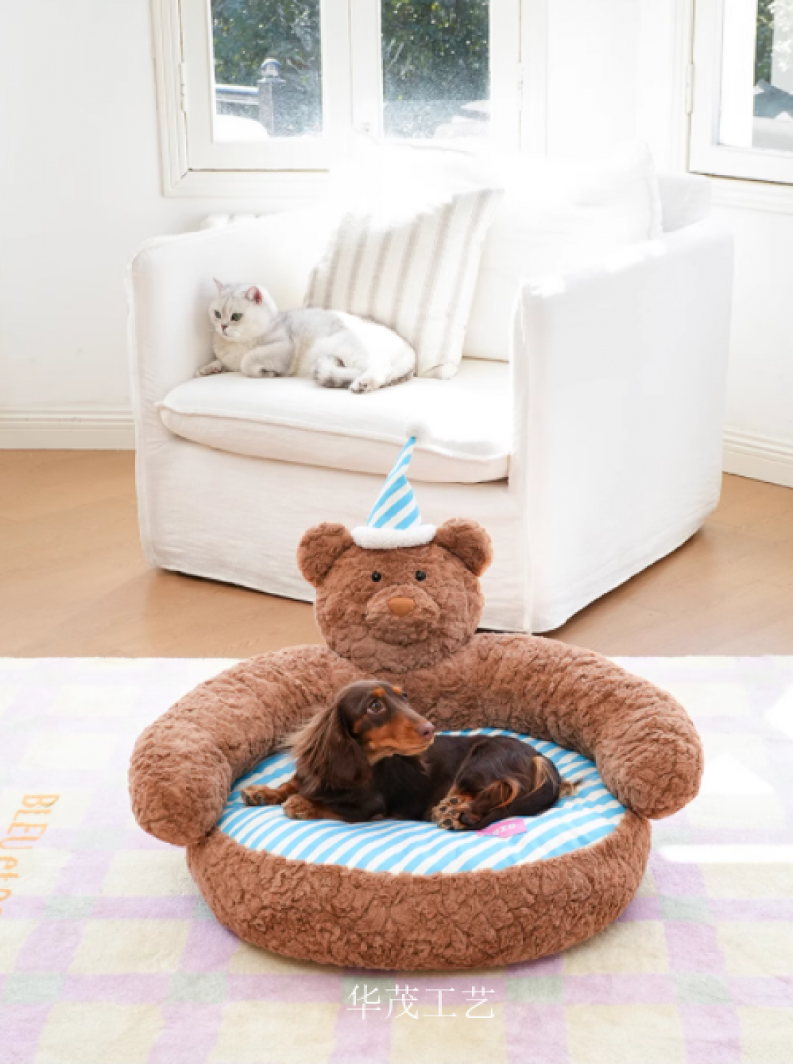 华茂工艺宠物家具产品《小型犬猫狗床沙发》【图3】