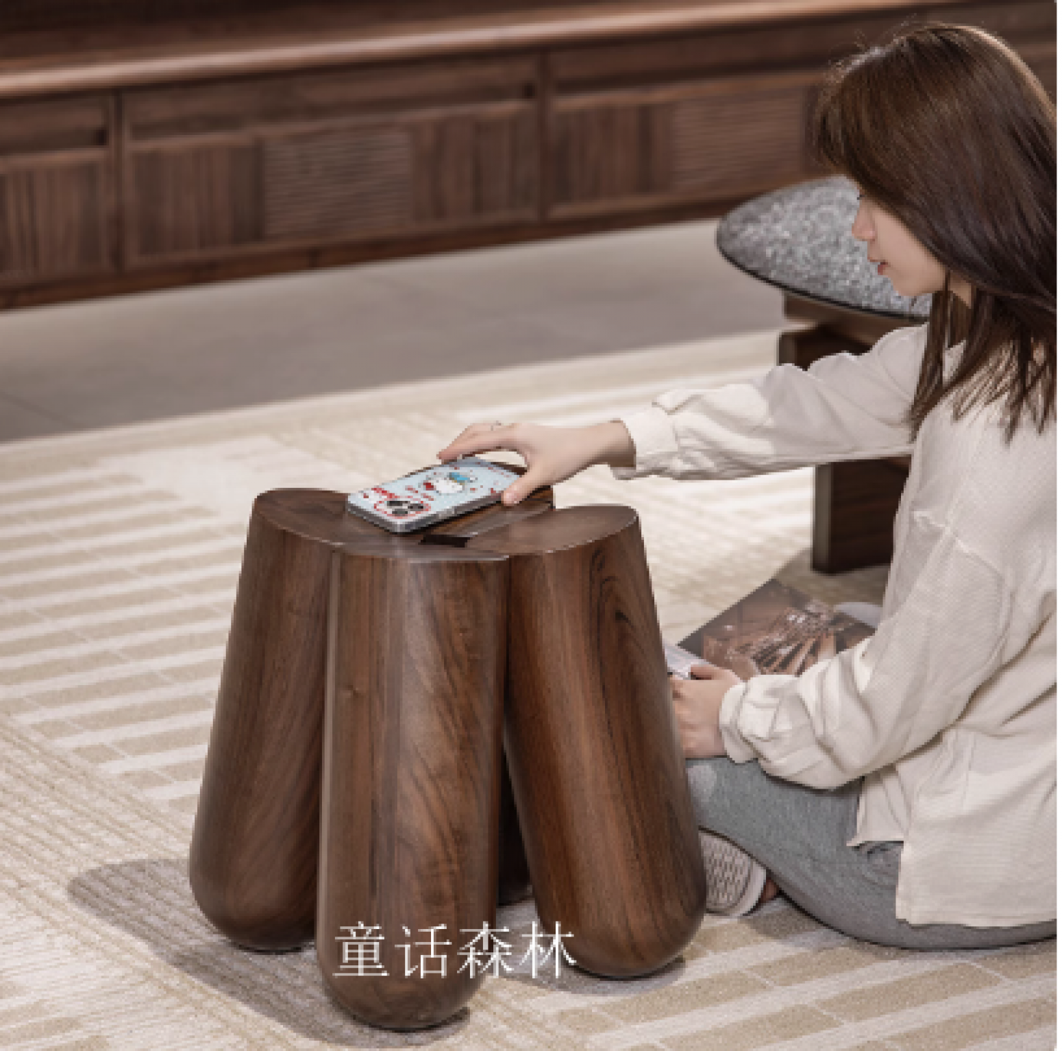 童话森林客卧家具产品《子弹头喝茶椅》【图1】