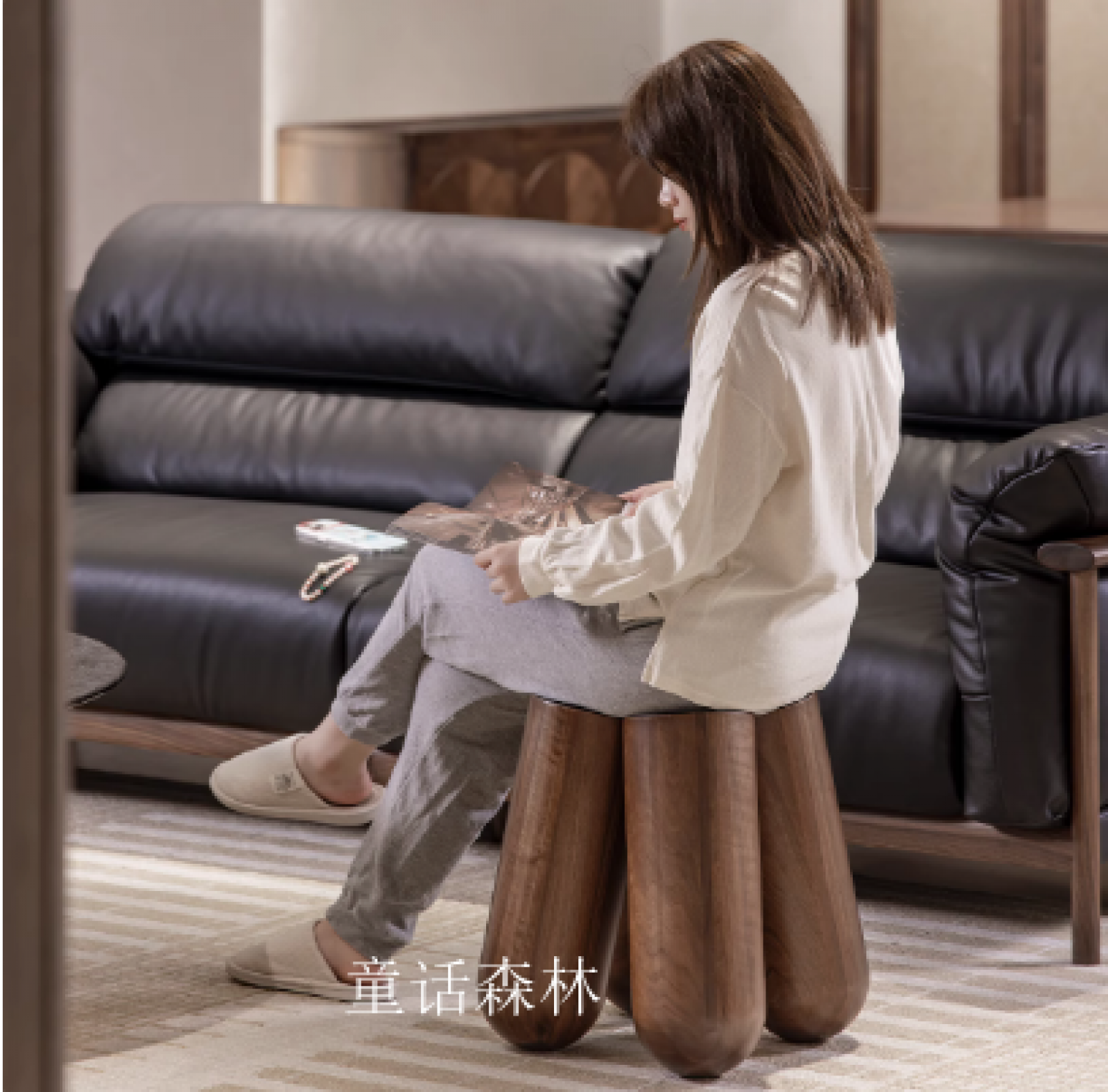 童话森林客卧家具产品《子弹头喝茶椅》【图2】