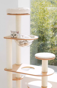 产品图片：家具企业华茂工艺宠物家具产品名称《猫爬架》议价