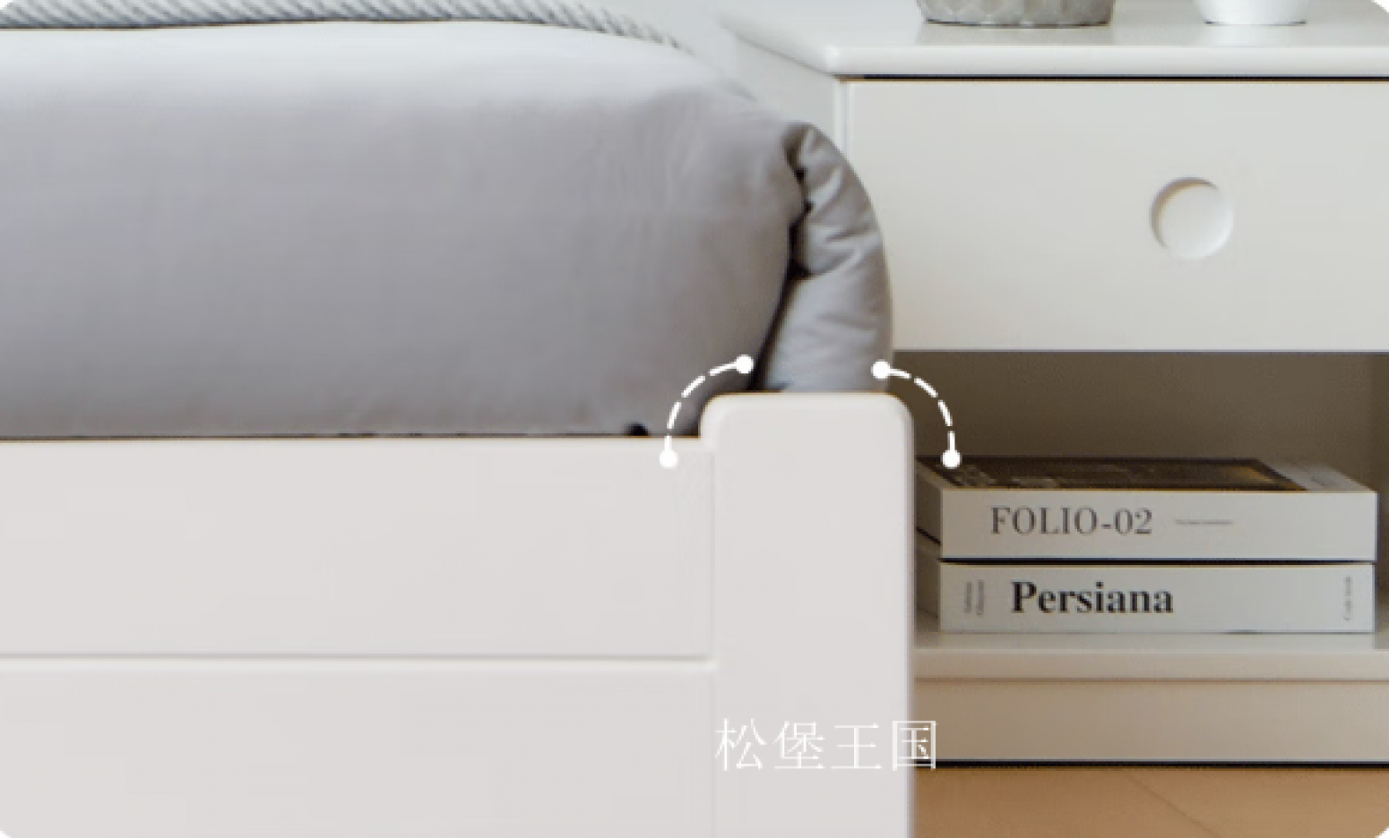 松堡王国客卧家具产品《现代简约儿童床》【图3】