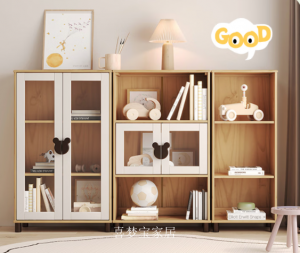 产品图片：家具企业喜梦宝家居儿童家具产品名称《喜梦宝儿童书柜》议价