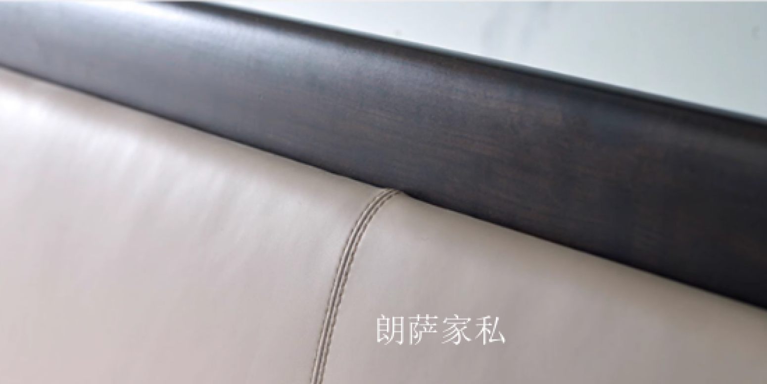 朗萨家私客卧家具产品《高脚皮质床架》【图5】