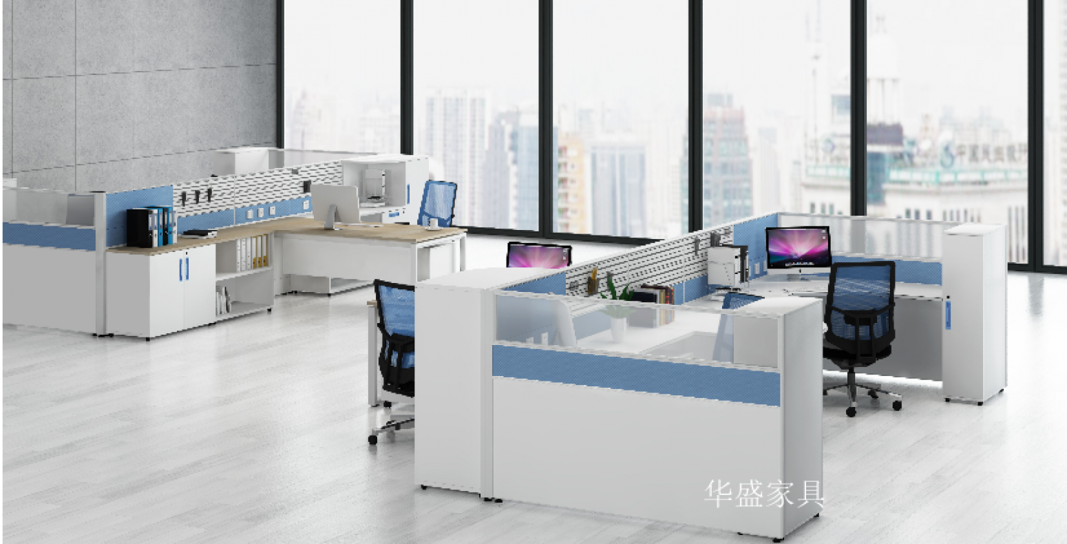 华盛家具办公家具产品《现代板式办公桌》【图1】