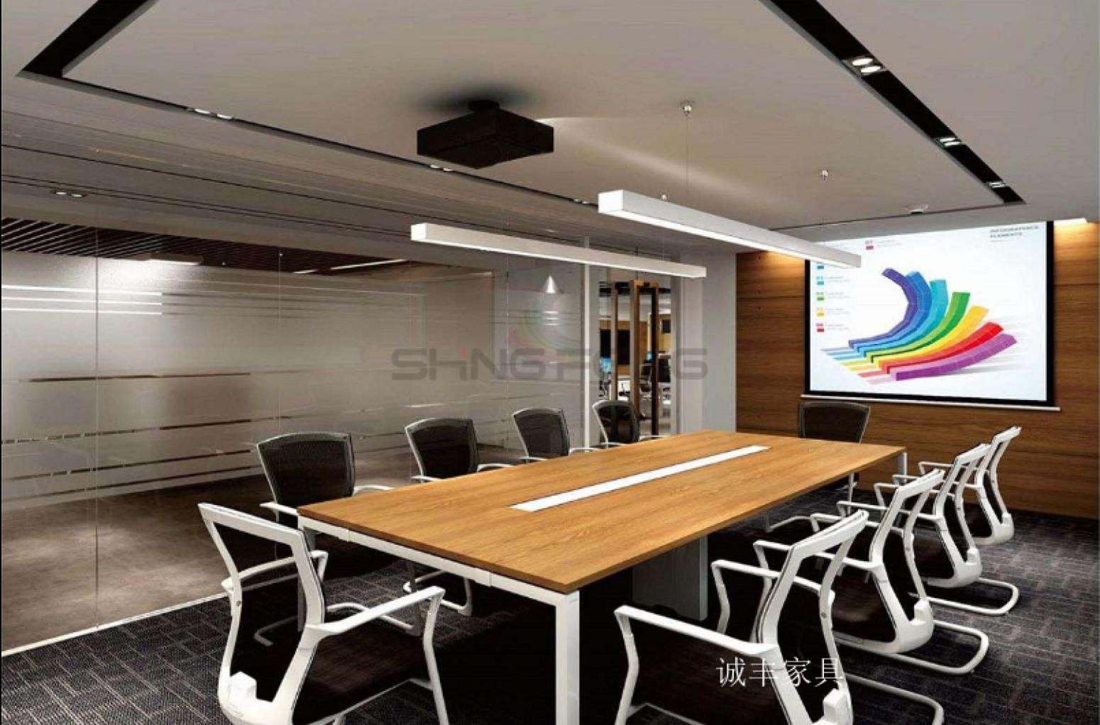 诚丰家具办公家具产品《板式办公会议桌》【图1】
